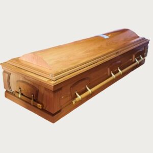 perozie semi dome swing bar casket